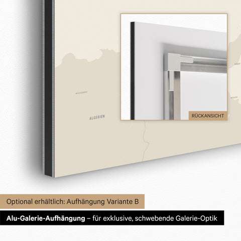 Italië-kaart TRAVEL® Magneetbord – in 21 kleuren