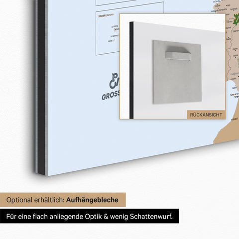 Europa-kaart voor kinderen Magnetboard – MINIVENTURES® Brown