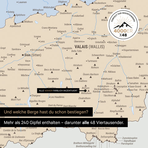 Politieke Zwitserland-kaart TRAVEL® Magnetboard – Multicolor Atlas