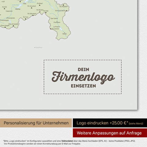 Politieke Zwitserland-kaart TRAVEL® Magnetboard – Multicolor Atlas