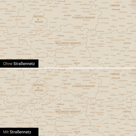 Benelux Push Pin Map TRAVEL® (Pinboard) – Hale Navy