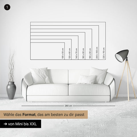 Weltkarte EQUAL EARTH Pinn-Leinwand – Bronze