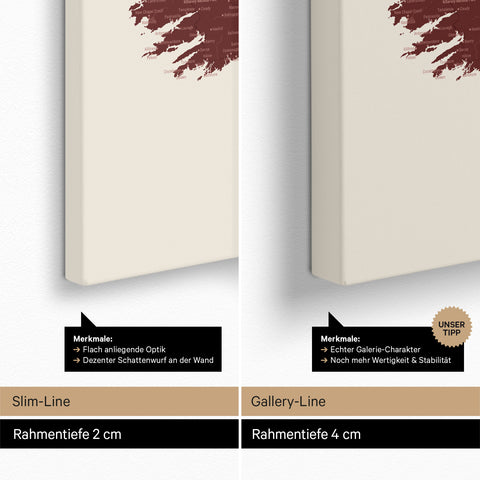 UK England & Ireland Map TRAVEL® Push Pin Map – Bordeaux Red