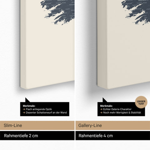 UK England & Ireland Map TRAVEL® Push Pin Map – Navy Light