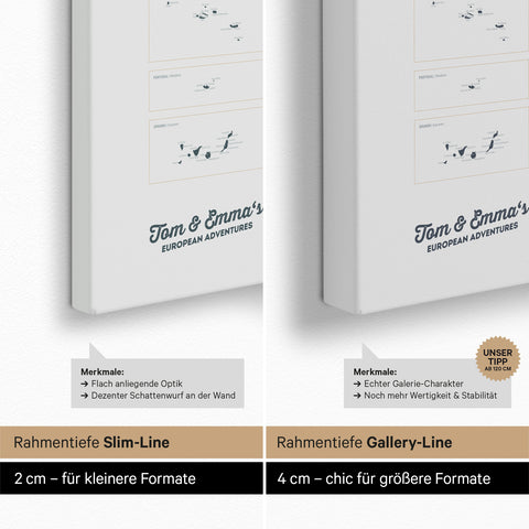 Push Pin Europe Map TRAVEL® (Pinboard) – Denim Blue