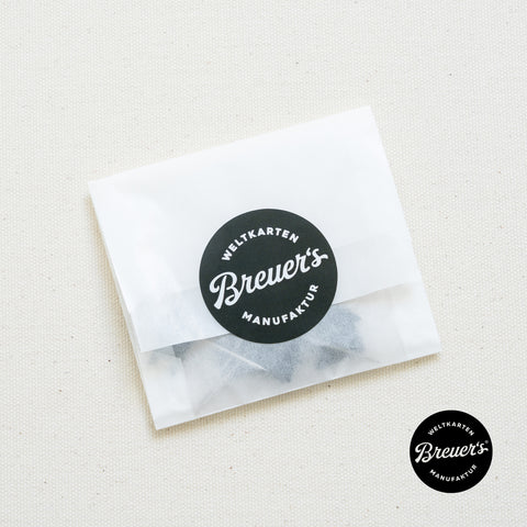 Vlaggetjes-pins (10 stuks) – Zwart