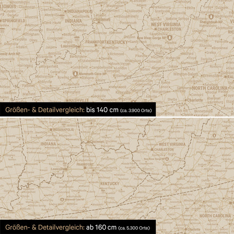 Canada & USA Push Pin Map TRAVEL® (Pinboard) – Hale Navy