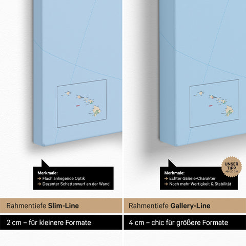 Canada & USA Push Pin Map TRAVEL® (Pinboard) – Multicolor Classic