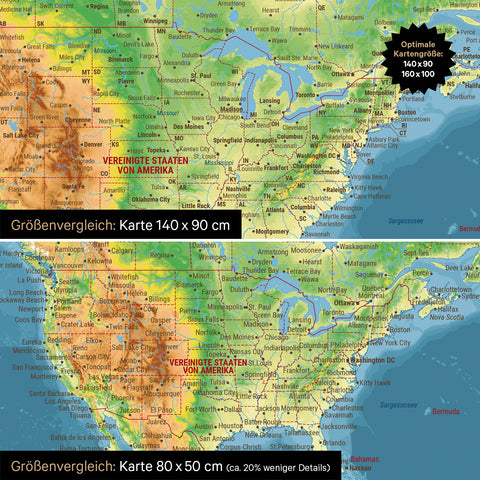 Topographic Push Pin World Map TRAVEL® (Pinboard) – Multicolor Topo
