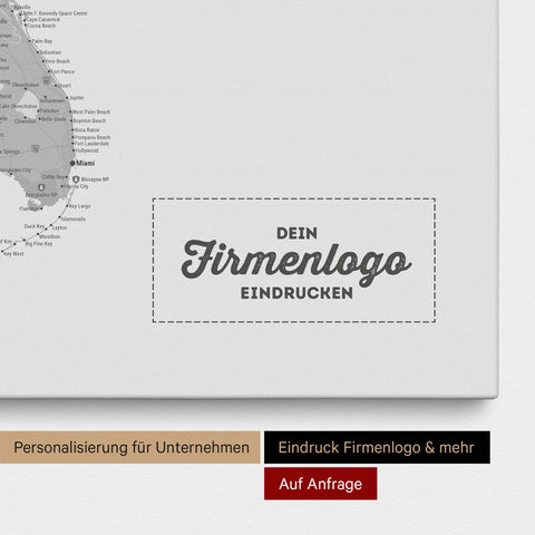 Push Pin USA Map TRAVEL® (Pinboard) – Coolgray