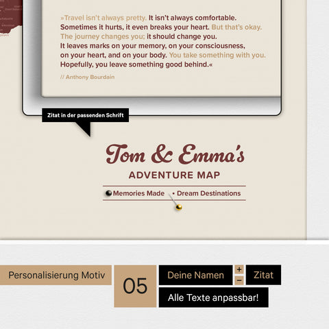 World Map ANTARCTICA® Push Pin Canvas (Pinboard) – Bordeaux Red