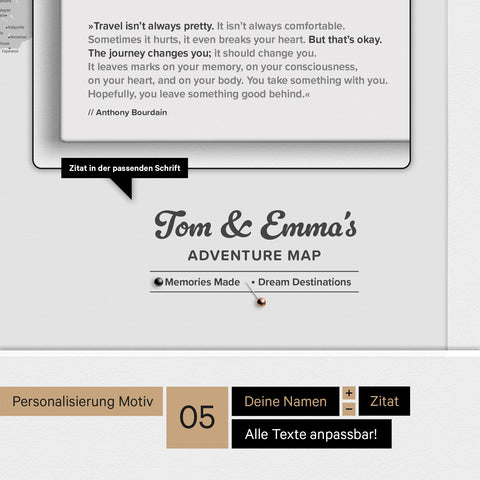 Wereldkaart ANTARCTICA® Canvas Prikbord – Multicolor Grijs