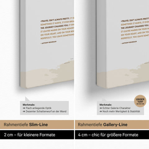 Wereldkaart ANTARCTICA® Canvas Prikbord – Multicolor Beige