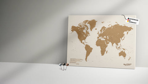 World maps for pinning and planning. Versatile configurable – uniquely designed.