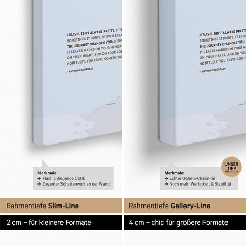 Wereldkaart ANTARCTICA® Canvas Prikbord – Multicolor Atlas