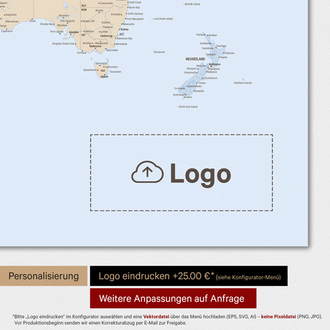 Carte du monde magnétique TRAVEL® Tableau magnétique – Atlas multicolore