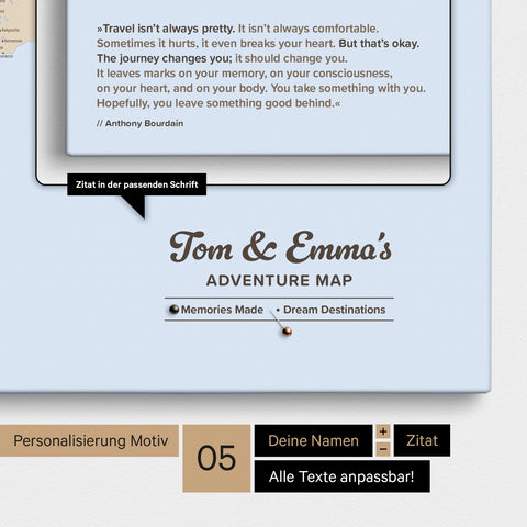 Political Push Pin World Map TRAVEL® (Pinboard) – Multicolor Atlas